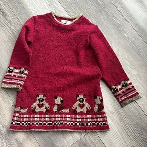 Deux par Deux sweater 3-4yrs girls.
